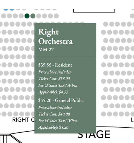 A screen shot of a concert ticket
AI-generated content may be incorrect.